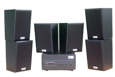 [Diện tích 120m2 + 02 Kênh] A501 Goldsound 2 vùng âm lượng 500w + 6 loa Goldsound V40C, loa được thiết kế riêng cho quán, bật lớn không tạp âm, miễn phí công lắp đặt, bảo hành dài hạn 5 năm.