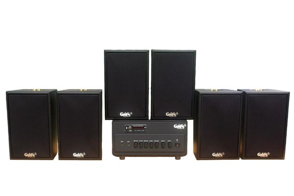 [Diện tích 120m2 + 02 Kênh] Amply A384PU_SG-2K Goldsound 2 vùng âm lượng 380w + 6 loa Goldsound V40C_SG - 40w, loa được thiết kế riêng cho quán, bật lớn không tạp âm, miễn phí công lắp đặt, bảo hành dài hạn 5 năm