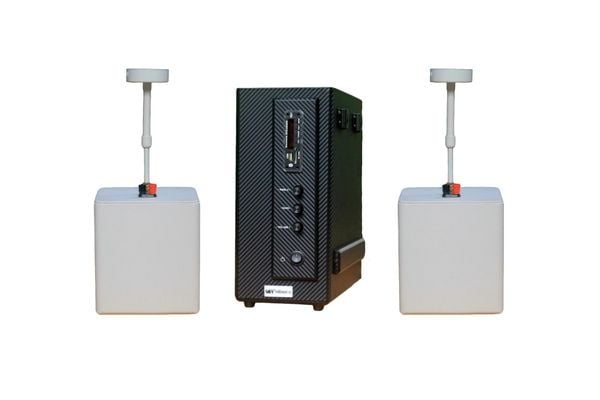 THANH LÝ Dàn loa thả trần (treo trần) cho quán [Amply 150w + 2 loa thả trần 55w Goldsound] - BH 6 tháng