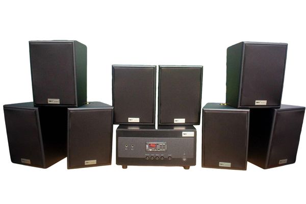 [Diện tích 160m2 + 02 Kênh] Amply A905 + 8 V40C