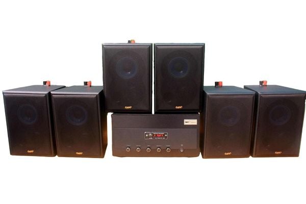 [Diện tích 120m2 + 02 Kênh] Amply A901 + 06 loa vt V40C
