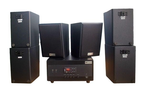 [Diện tích 120m2 + 02 Kênh] Amply A905 + 6 V40C