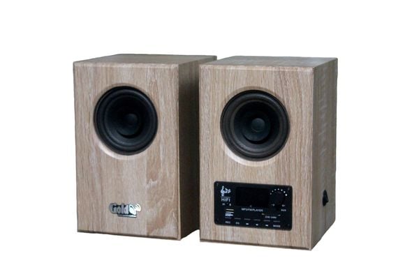 Loa HiFi 2.0 GS51 Pro Goldsound (100w, Bluetooth 5.0, AUX, USB)