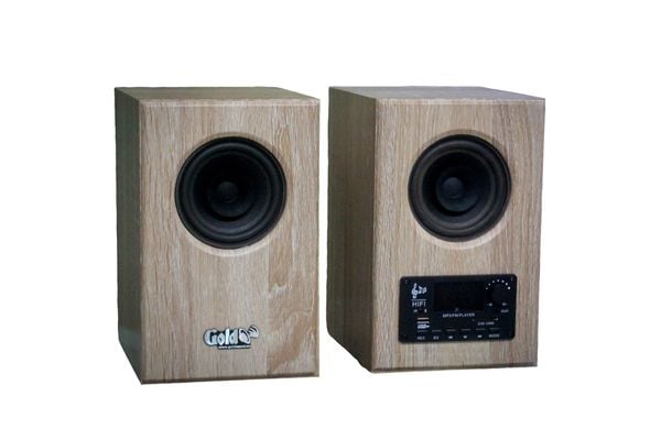Loa HiFi 2.0 GS51 Pro Goldsound (100w, Bluetooth 5.0, AUX, USB)