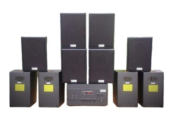 [Diện tích 200m2 + 02 Kênh] A907_SG Goldsound 2 vùng âm lượng 900w + 10 loa Goldsound V55C_SG 55w, loa được thiết kế riêng cho quán, bật lớn không tạp âm, miễn phí công lắp đặt, bảo hành dài hạn 5 năm