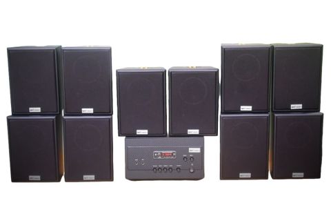 [Diện tích 200m2 + 2 Kênh] Amply A907 + 10 V55C, Amply hai vùng âm lượng, loa được thiết kế riêng cho quán, bật lớn không tạp âm, miễn phí công lắp đặt, bảo hành dài hạn 5 năm.