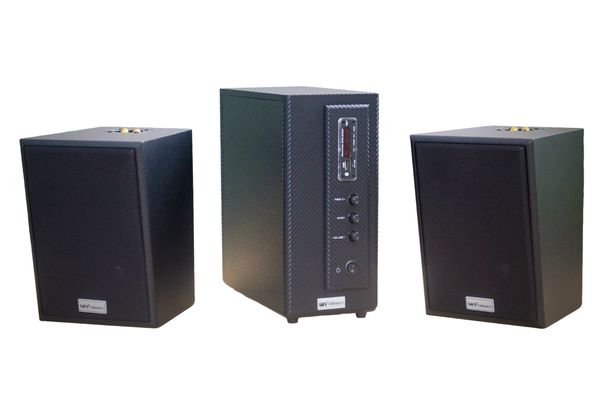 Dàn loa treo tường thông báo phát nhạc nền: 1 Amply AMT155 Goldsound 150w + 2 loa Goldsound V55C 55w, loa được thiết kế riêng cho quán, bật lớn không tạp âm, miễn phí công lắp đặt, bảo hành dài hạn 5 năm.
