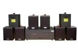 [Diện tích 160m2 + 04 Kênh] A384_DA-4K Goldsound 4 vùng âm lượng 800w + 8 loa Goldsound V24_DA 24w, Amply 4 - 6 vùng âm lượng, loa được thiết kế riêng cho quán, bật lớn không tạp âm, miễn phí công lắp đặt, bảo hành dài hạn 5 năm