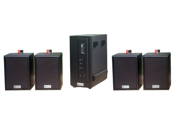 [Diện tích 80m2] Amply AMT156 + 4 V24C, Amply 2 vùng âm lượng, loa được thiết kế riêng cho quán, bật lớn không tạp âm, bảo hành dài hạn 5 năm.