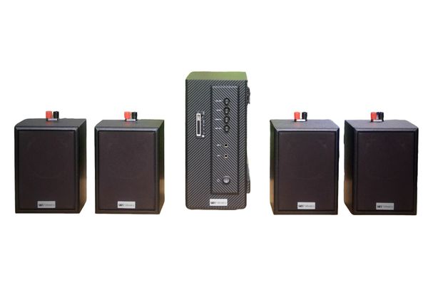 [Diện tích 80m2] Amply AMT154 + 4 V24C, Amply 2 vùng âm lượng, loa được thiết kế riêng cho quán, bật lớn không tạp âm, bảo hành dài hạn 5 năm.