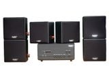 [Diện tích 120m2 + 02 Kênh] Amply A907PU_DA-2K Goldsound 2 vùng âm lượng 900w + 6 loa Goldsound V23DA-23w, loa được thiết kế riêng cho quán, bật lớn không tạp âm, miễn phí công lắp đặt, bảo hành dài hạn 5 năm.