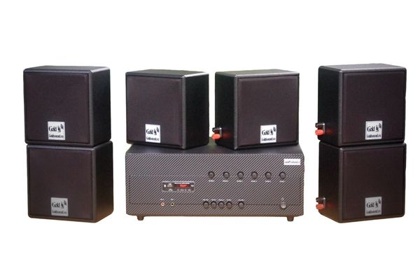 [Diện tích 120m2 + 06 Kênh] A384_SG-6K Goldsound 6 vùng âm lượng 1200w + 6 loa Goldsound V23_SG, Amply 4 - 6 vùng âm lượng, loa được thiết kế riêng cho quán, bật lớn không tạp âm, miễn phí công lắp đặt, bảo hành dài hạn 5 năm.