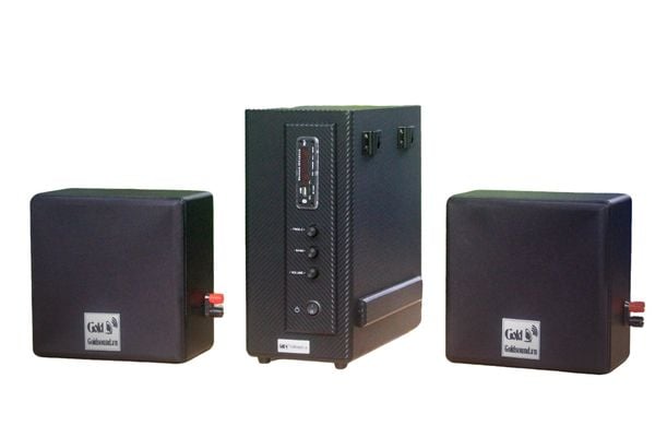 [Diện tích 40m2] AMT155_TH Goldsound 150w + 2 loa Goldsound V23TH 23w, loa được thiết kế riêng cho quán, bật lớn không tạp âm, miễn phí công lắp đặt, bảo hành dài hạn 5 năm.