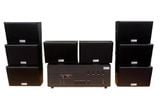 [Diện tích 160m2 + 04 Kênh] A384-4K_TH Goldsound 4 vùng âm lượng 800w + 8 loa Goldsound ngoài trời V50NT_TH 50w, Amply 4 - 6 vùng âm lượng, loa được thiết kế riêng cho quán, bật lớn không tạp âm, miễn phí công lắp đặt, bảo hành 12 tháng