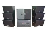 Dàn loa treo tường thông báo phát nhạc nền tự động: A917 Goldsound 2 vùng âm lượng 1200w + 6 loa Goldsound ngoài trời V50NT 50w, loa được thiết kế riêng cho quán, bật lớn không tạp âm, miễn phí công lắp đặt, bảo hành 12 tháng