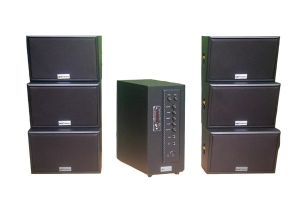 Dàn loa treo tường thông báo phát nhạc nền tự động: AMT384 Goldsound 2 vùng âm lượng 380w + 6 loa Goldsound ngoài trời V50NT 50w, loa được thiết kế riêng cho quán, bật lớn không tạp âm, miễn phí công lắp đặt, bảo hành 12 tháng