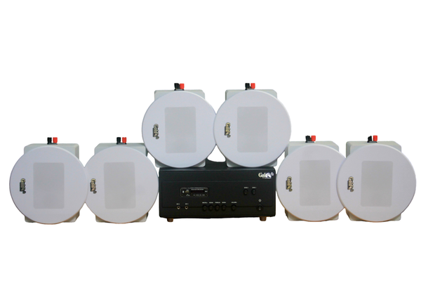 [Diện tích 120m2 + 2 Kênh] A907PU-2K Goldsound 2 vùng âm lượng 900w + 6 loa Goldsound VAT38, loa được thiết kế riêng cho quán, bật lớn không tạp âm, miễn phí công lắp đặt, bảo hành dài hạn 5 năm.