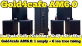 [Diện tích 100m2] Gold4cafe AM6.0_TH (01 amply + 06 loa treo tường), loa được thiết kế riêng cho quán, bật lớn không tạp âm, bảo hành dài hạn 5 năm.