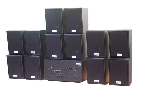 [Diện tích 240m2 + 6 Kênh] Amply A1800 Goldsound 6 vùng âm lượng 1800w + 12 loa Goldsound V25C 25w, Amply 4 - 6 vùng âm lượng, loa được thiết kế riêng cho quán, bật lớn không tạp âm, miễn phí công lắp đặt, bảo hành dài hạn 5 năm.