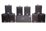 [Diện tích 160m2 + 02 Kênh] Amply A917N Goldsound 2 vùng âm lượng 1200w + 8 loa Goldsound V25C 25w, loa được thiết kế riêng cho quán, bật lớn không tạp âm, miễn phí công lắp đặt, bảo hành dài hạn 5 năm.
