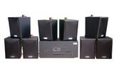 [Diện tích 160m2 + 02 Kênh] Amply A917N_DA Goldsound 2 vùng âm lượng 1200w + 8 loa Goldsound V25C_DA 25w, loa được thiết kế riêng cho quán, bật lớn không tạp âm, miễn phí công lắp đặt, bảo hành dài hạn 5 năm.