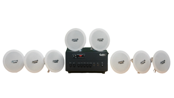 Bộ loa âm trần cao cấp SA8.0_TH (amply 384w + 8 loa âm trần 15w), loa được thiết kế riêng cho quán, bật lớn không tạp âm, bảo hành dài hạn 12 tháng