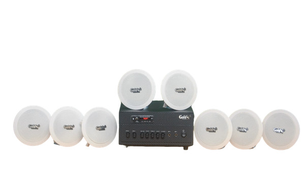 Bộ loa âm trần cao cấp SA8.0_TH (amply 384w + 8 loa âm trần 15w), loa được thiết kế riêng cho quán, bật lớn không tạp âm, bảo hành dài hạn 12 tháng