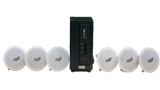 Bộ loa âm trần thông báo phát nhạc nền tự động cao cấp SA6.0 (amply 156w + 6 loa âm trần 15w), loa được thiết kế riêng cho quán, bật lớn không tạp âm, bảo hành dài hạn 12 tháng