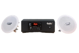 [Diện tích 40m2 + 1 Kênh] Bộ loa âm trần thông báo phát nhạc nền tự động cao cấp S2.0 (amply A2.0 + 2 loa âm trần 15w) loa được thiết kế riêng cho quán, bật lớn không tạp âm, bảo hành dài hạn 12 tháng