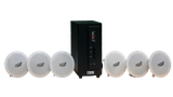 Bộ loa âm trần thông báo phát nhạc nền tự động cao cấp SA6.0 (amply 156w + 6 loa âm trần 15w), loa được thiết kế riêng cho quán, bật lớn không tạp âm, bảo hành dài hạn 12 tháng