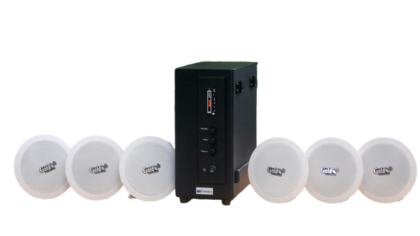 Bộ loa âm trần thông báo phát nhạc nền tự động cao cấp SA6.0 (amply 156w + 6 loa âm trần 15w), loa được thiết kế riêng cho quán, bật lớn không tạp âm, bảo hành dài hạn 12 tháng