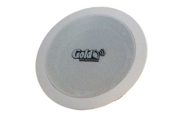 Loa âm trần VAT15 Goldsound (Số lượng 01 loa), Bass 10 cm, công suất thực 15w, Thiết kế hình tròn, hoàn toàn màu trắng, sang trọng, độ thẩm mỹ cao