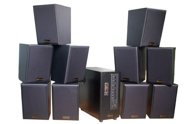 [Diện tích 200m2 + 2 Kênh] A906 Goldsound 2 vùng âm lượng 900W + 10 loa Goldsound V55C 55w, loa được thiết kế riêng cho quán, bật lớn không tạp âm, miễn phí công lắp đặt, bảo hành dài hạn 5 năm.