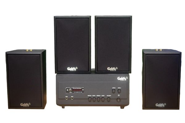 [Diện tích 80m2 + 02 Kênh] Amply A907PU_TH-2K Goldsound 2 vùng âm lượng 900w + 4 loa Goldsound V40C_TH - 40w, loa được thiết kế riêng cho quán, bật lớn không tạp âm, miễn phí công lắp đặt, bảo hành dài hạn 5 năm