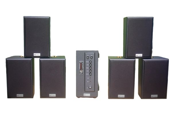 [Diện tích 120m2 + 02 Kênh] AMT384 Goldsound 2 vùng âm lượng 380w + 6 loa Goldsound V40C 40w, loa được thiết kế riêng cho quán, bật lớn không tạp âm, miễn phí công lắp đặt, bảo hành dài hạn 5 năm.