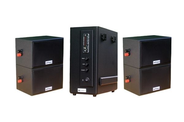 THANH LÝ dàn âm thanh quán [Amply 150w + 4 loa treo tường 15w Goldsound] - BH 6 tháng