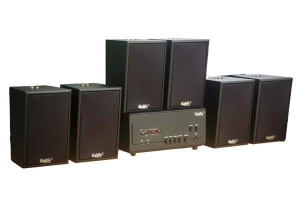 [Diện tích 120m2 + 02 Kênh] Amply A907PU-2K Goldsound 2 vùng âm lượng 900w + 6 loa Goldsound V40C - 40w, loa được thiết kế riêng cho quán, bật lớn không tạp âm, miễn phí công lắp đặt, bảo hành dài hạn 5 năm