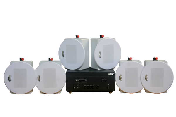 [Diện tích 120m2 + 2 Kênh] A907PU-2K Goldsound 2 vùng âm lượng 900w + 6 loa Goldsound VAT38, loa được thiết kế riêng cho quán, bật lớn không tạp âm, miễn phí công lắp đặt, bảo hành dài hạn 5 năm.
