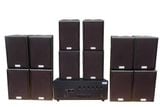 [Diện tích 240m2 + 06 Kênh] A384-6K Goldsound 6 vùng âm lượng 1200w + 12 loa Goldsound V55C 55w, Amply 4 - 6 vùng âm lượng, loa được thiết kế riêng cho quán, bật lớn không tạp âm, miễn phí công lắp đặt, bảo hành dài hạn 5 năm.