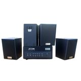 Dàn loa treo tường thông báo phát nhạc nền: 1 Amply A400+ 4 V25C