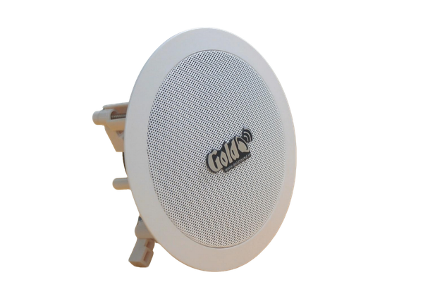 Loa âm trần VAT15 Goldsound (Số lượng 01 loa), Bass 10 cm, công suất thực 15w, Thiết kế hình tròn, hoàn toàn màu trắng, sang trọng, độ thẩm mỹ cao