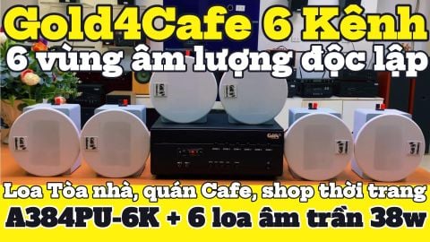 Loa quán trà sữa, Loa quán trà chanh, sữa chua 80 -160m2, Amply 4 - 6 vùng âm lượng, loa được thiết kế riêng cho quán, bật lớn không tạp âm, miễn phí công lắp đặt, bảo hành dài hạn 5 năm.