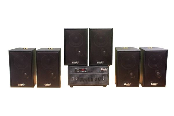 [Diện tích 120m2 + 02 Kênh] A384 Goldsound 2 vùng âm lượng 380w + 6 loa Goldsound V40C 40w, loa được thiết kế riêng cho quán, bật lớn không tạp âm, miễn phí công lắp đặt, bảo hành dài hạn 5 năm.