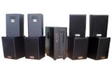 [Diện tích 160m2 + 02 Kênh] Amply AMT384_DA Goldsound 2 vùng âm lượng 380w + 8 loa Goldsound V25C_DA 25w, loa được thiết kế riêng cho quán, bật lớn không tạp âm, miễn phí công lắp đặt, bảo hành dài hạn 5 năm.