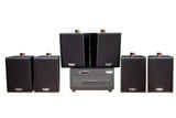 [Diện tích 120m2 + 2 Kênh] A384PU-2K Goldsound 2 vùng âm lượng 380w + 6 loa Goldsound V25C, loa được thiết kế riêng cho quán, bật lớn không tạp âm, miễn phí công lắp đặt, bảo hành dài hạn 5 năm.