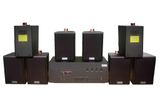 [Diện tích 160m2 + 4 Kênh] A384-4K Goldsound 4 vùng âm lượng 800w + 8 loa Goldsound V25C 25W, Amply 4 - 6 vùng âm lượng, loa được thiết kế riêng cho quán, bật lớn không tạp âm, miễn phí công lắp đặt, bảo hành dài hạn 5 năm.