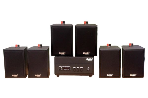 [Diện tích 120m2] A156PU_TH Goldsound 200w + 6 loa Goldsound V25C_TH - 25w, loa được thiết kế riêng cho quán, bật lớn không tạp âm, không bao gồm công lắp đặt, bảo hành 5 năm