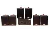 [Diện tích 120m2] A156PU_SG Goldsound 200w + 6 loa Goldsound V25C_SG - 25w, loa được thiết kế riêng cho quán, bật lớn không tạp âm, không bao gồm công lắp đặt, bảo hành 5 năm