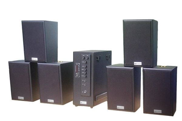 [Diện tích 120m2 + 02 Kênh] AMT907_DA Goldsound 2 vùng âm lượng 900w + 6 loa Goldsound V40C_DA 40w, loa được thiết kế riêng cho quán, bật lớn không tạp âm, miễn phí công lắp đặt, bảo hành dài hạn 5 năm.