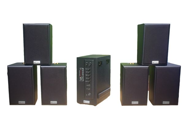 [Diện tích 120m2 + 02 Kênh] AMT384_DA Goldsound 2 vùng âm lượng 380w + 6 loa Goldsound V40C_DA 40w, loa được thiết kế riêng cho quán, bật lớn không tạp âm, miễn phí công lắp đặt, bảo hành dài hạn 5 năm.